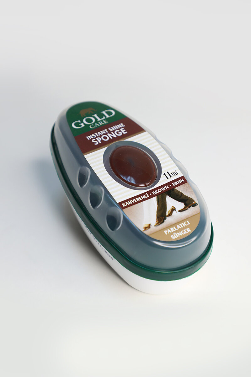 Goldcare Ayakkabı Süngeri 11 ml Kahve Depolu