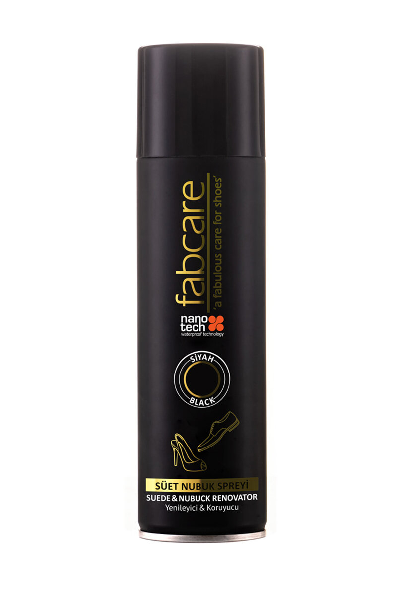 Fabcare Ayakkabı Boyası Sprey Suet Siyah
