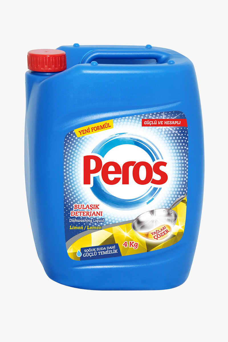 Peros Sıvı Bulaşık Deterjanı Limon 4 kg