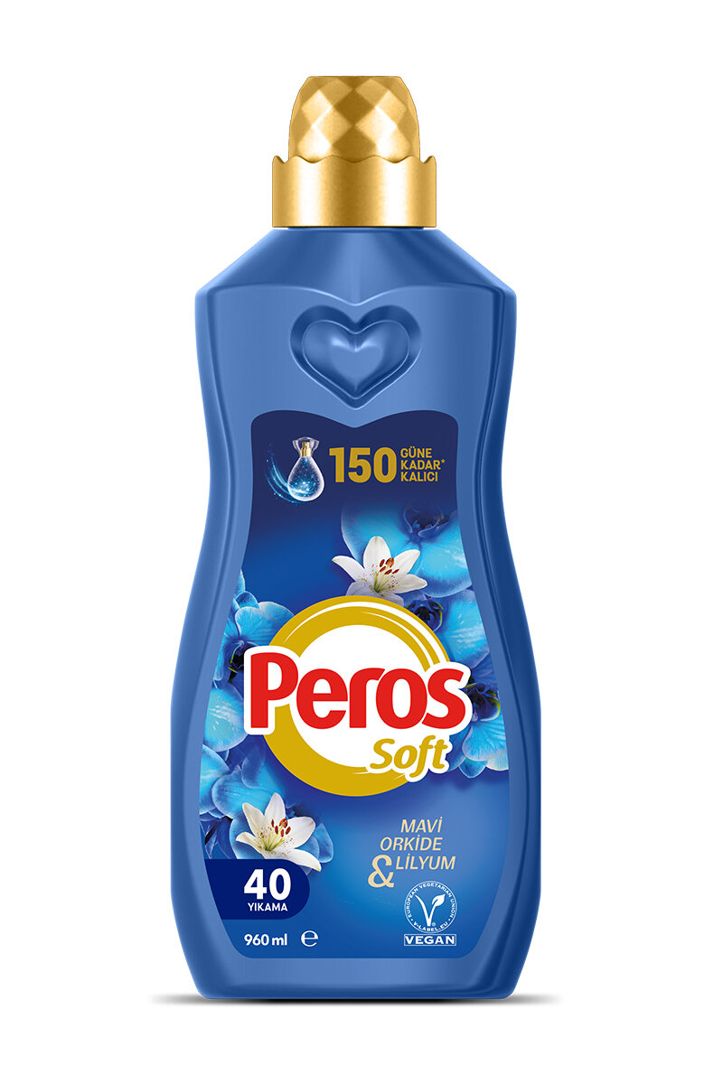 Peros Konsantre Yumuşatıcı 960 ml Mavi Orkide