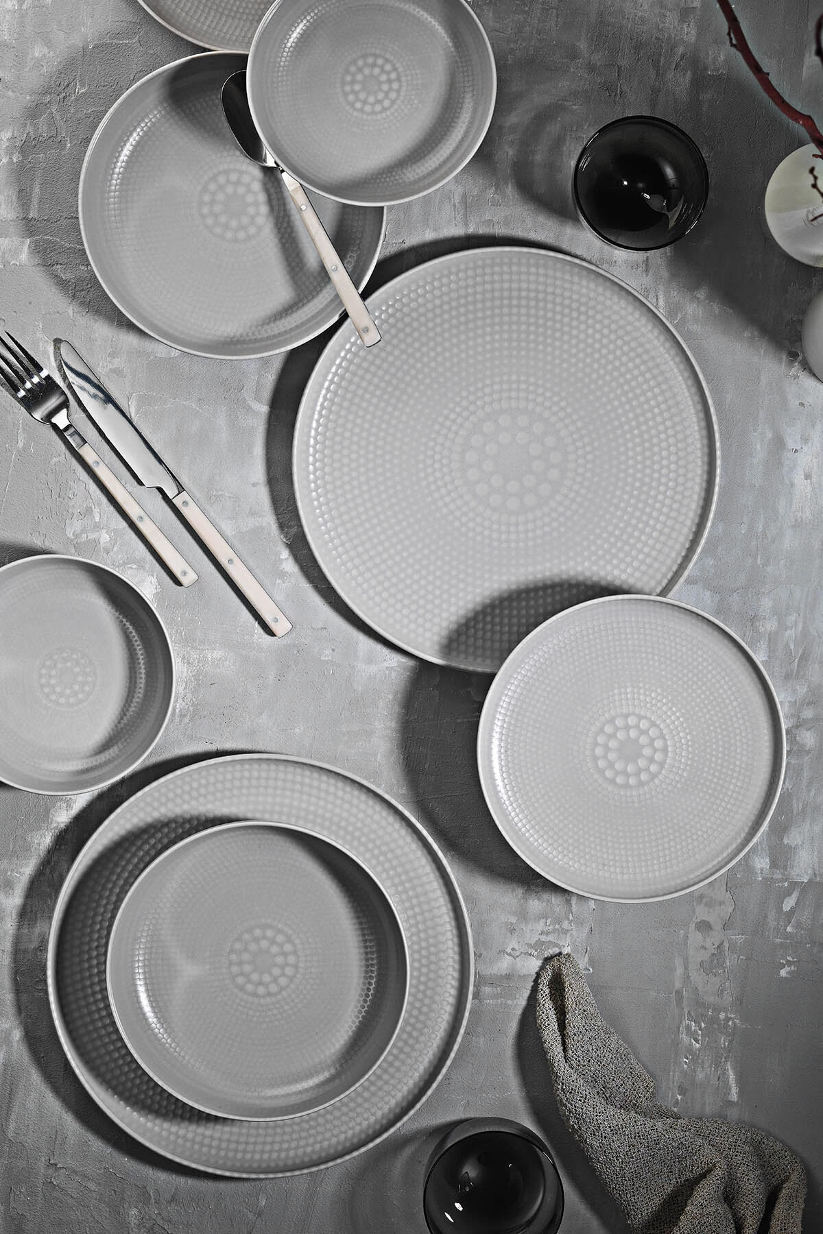 Kütahya Porselen Capri Moderna Yemek Takımı 24 Parça