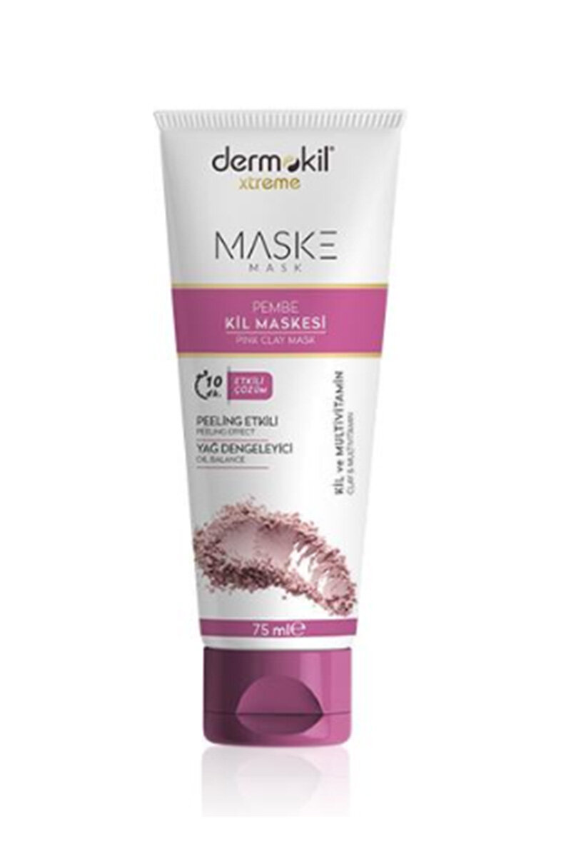 Dermokil Pembe Kil Maskesi Peeling Etkili Yağ Dengeleciyi 75ML