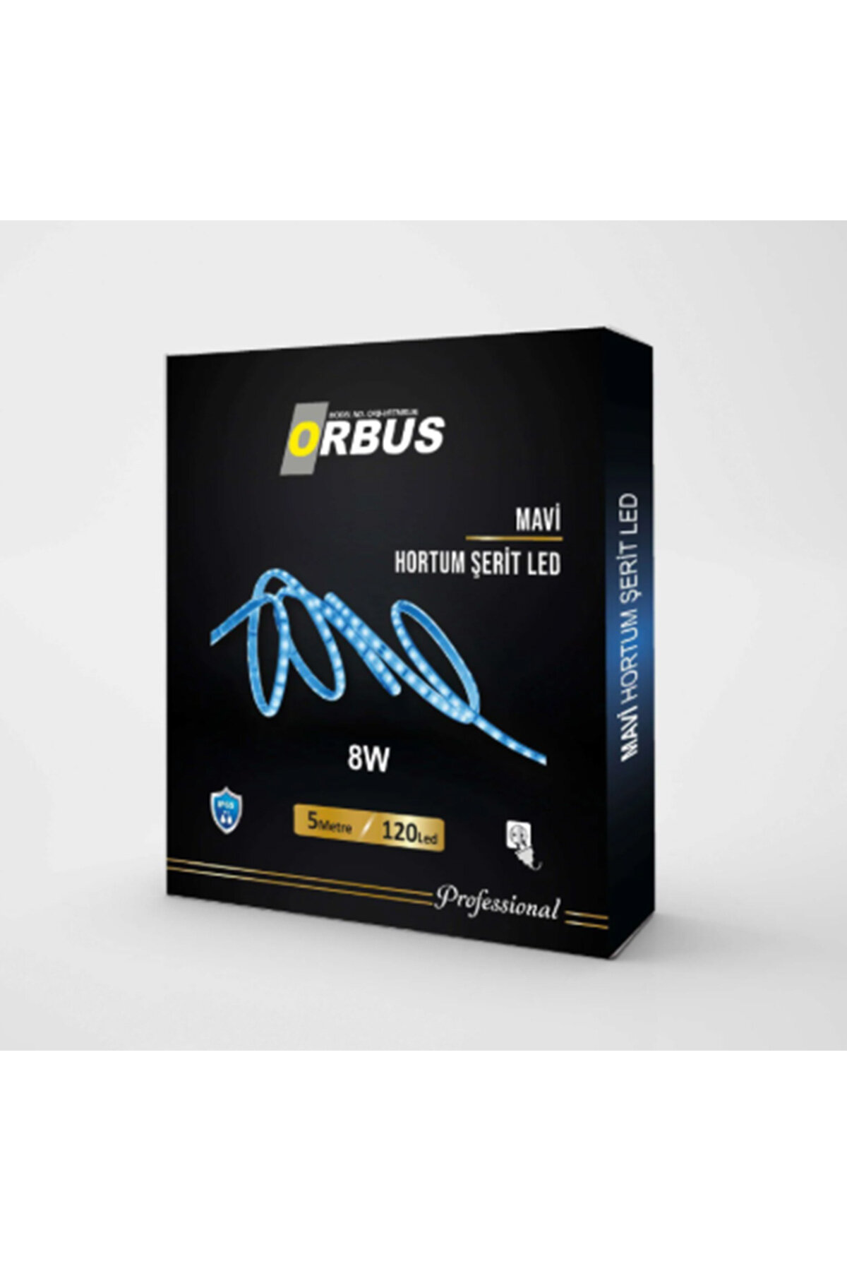 Orbus Hortum Şerit Led Mavi 5m