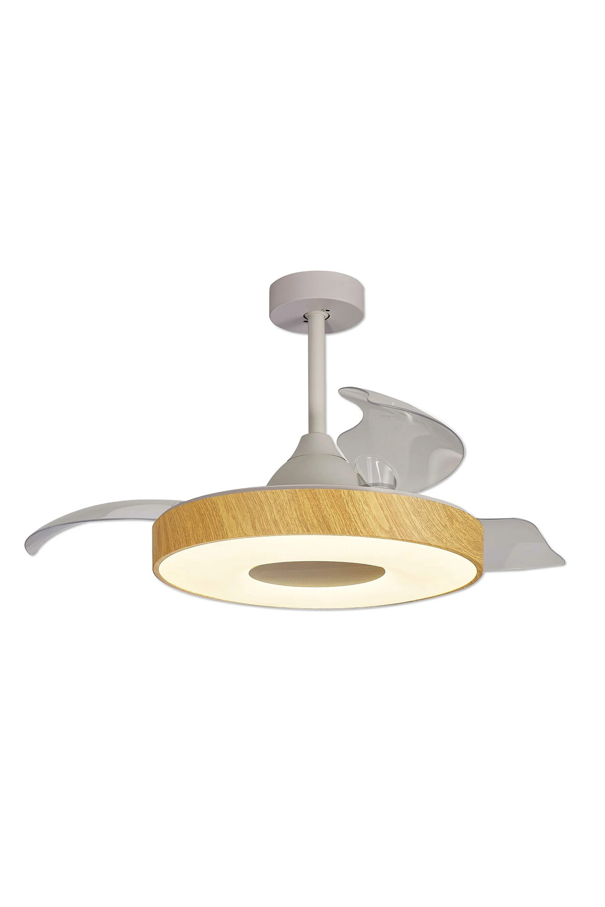 Orbus VL5 Estetik Tasarımlı Uzaktan Kumandalı LED Tavan Vantilatörü - Ayarlanabilir Işık ve Hız Kontrolü