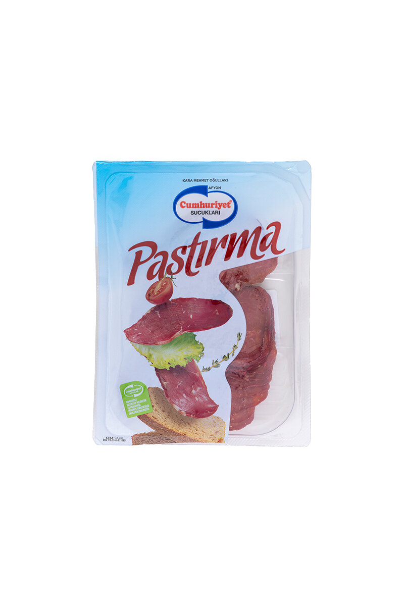 Cumhuriyet Çemeni Sıyrılmış Afyon Pastırması 90 G