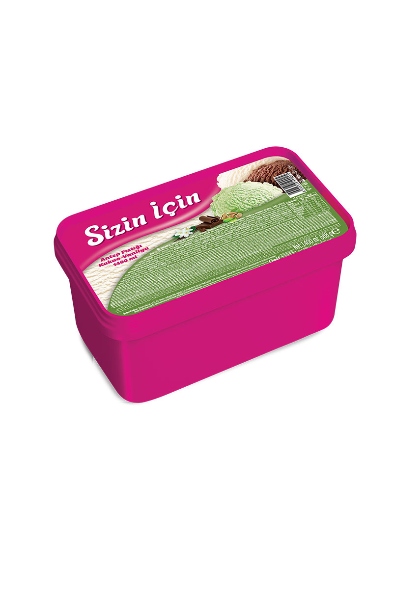 Golf Kakao-A.Fıstık-Vanilya Dondurma 1400 Ml