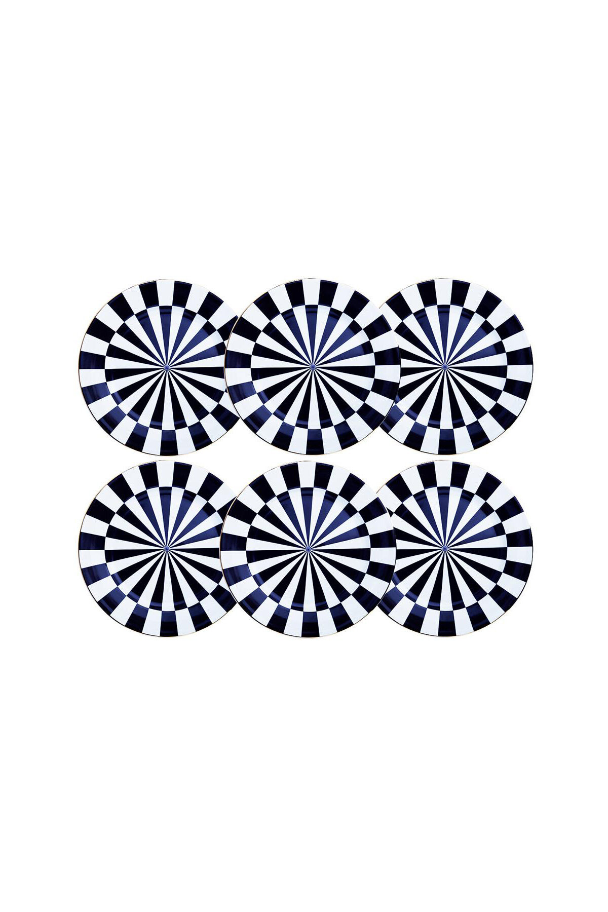 Lucky Art Odilia 6lı Servis Tabağı 20cm LYGC161