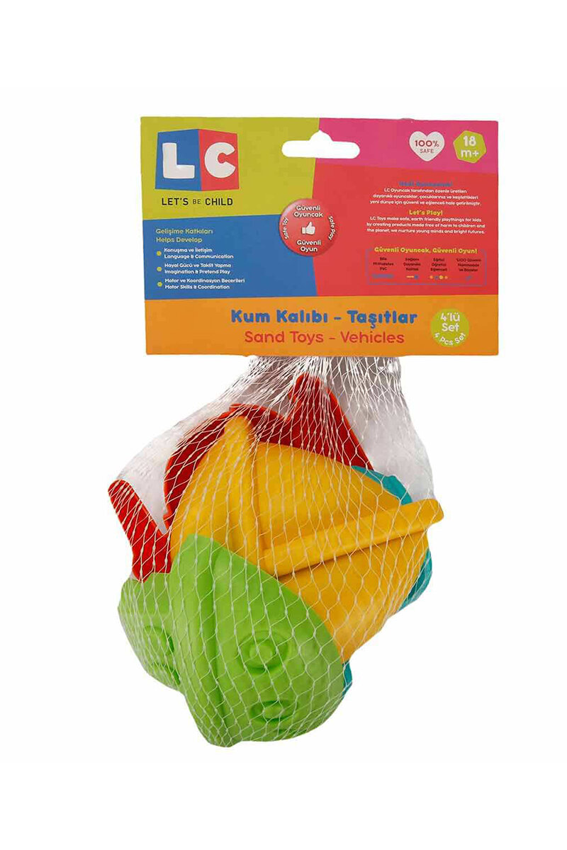 Kum Kalıbı Taşıtlar 4 lü LC-30872