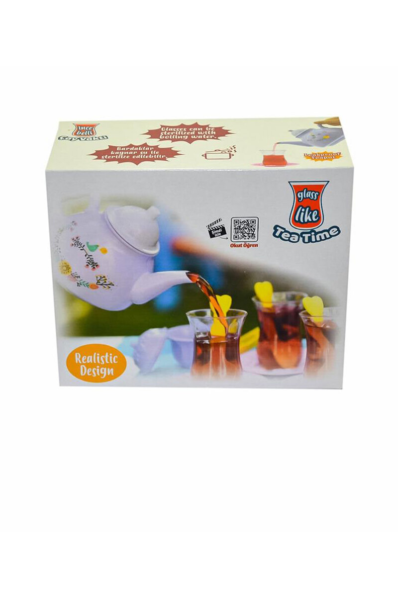 İnce Belli Çay Oyuncak Seti - Tepsisiz