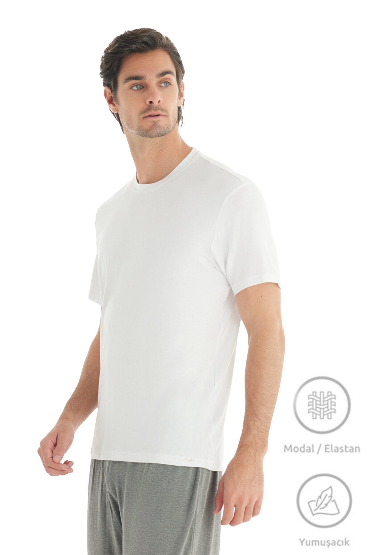 Blackspade Erkek Modal/Tencel Silver Tişört 9306.001