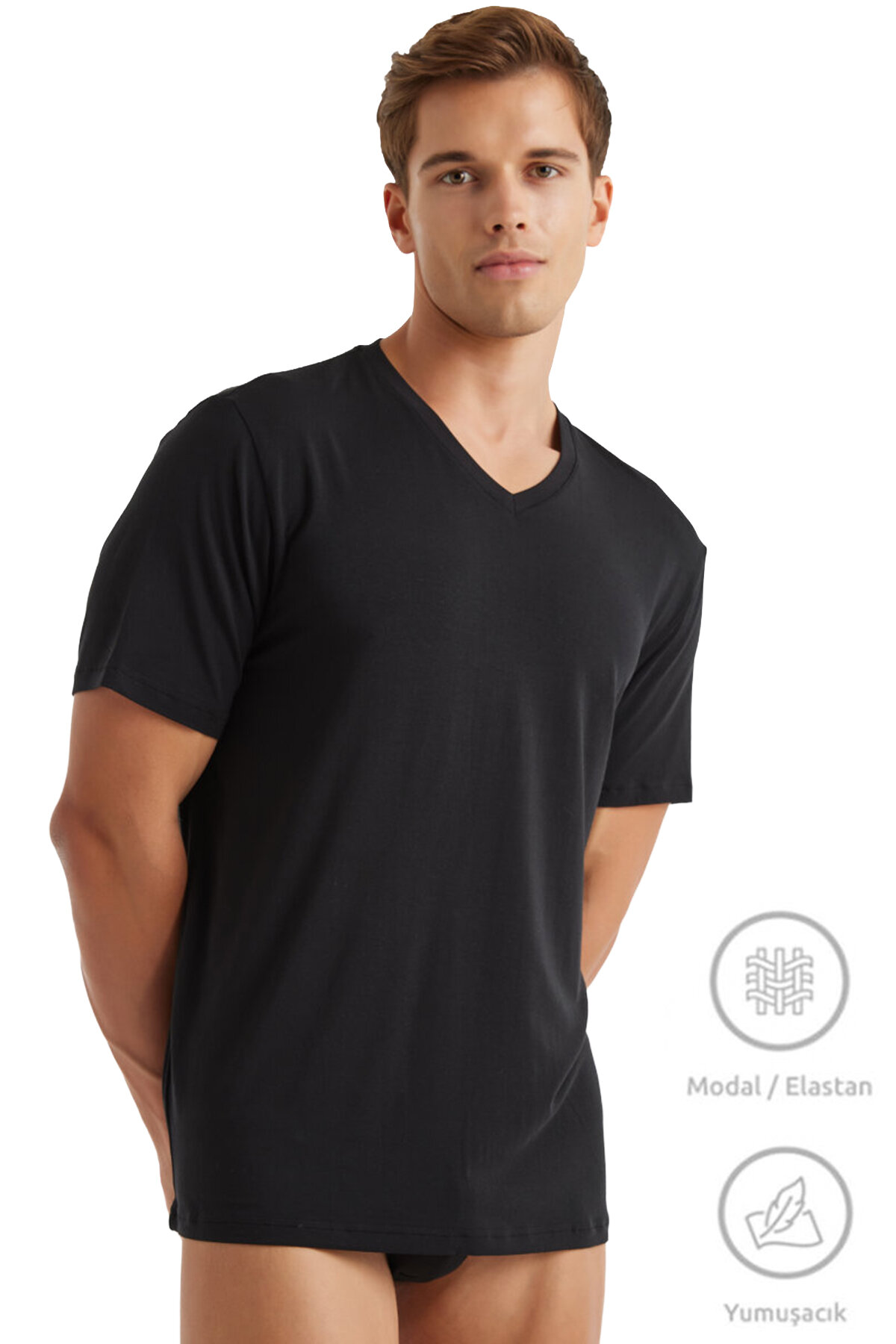 Blackspade Erkek Modal/Tencel Silver Tişört 9308.SYH