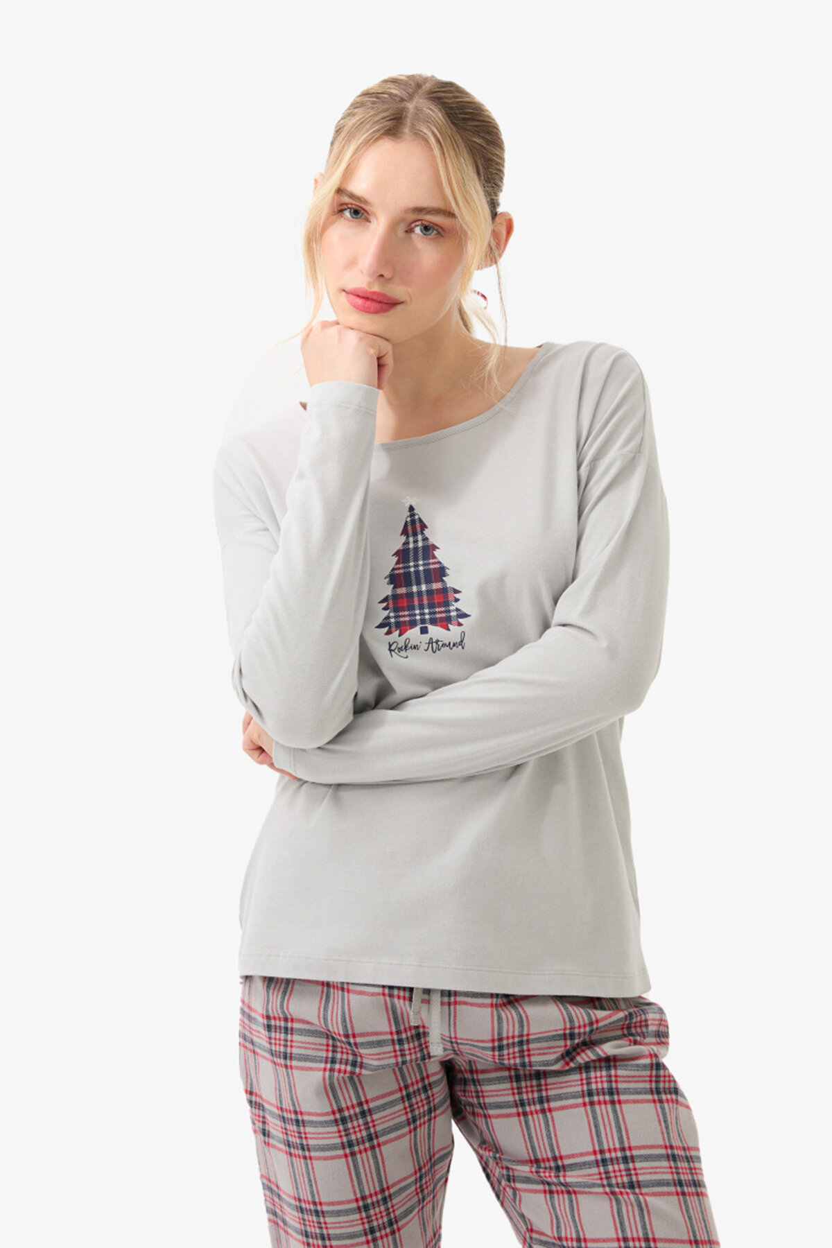 Blackspade Kadın Pijama Takımı 51967.GRML