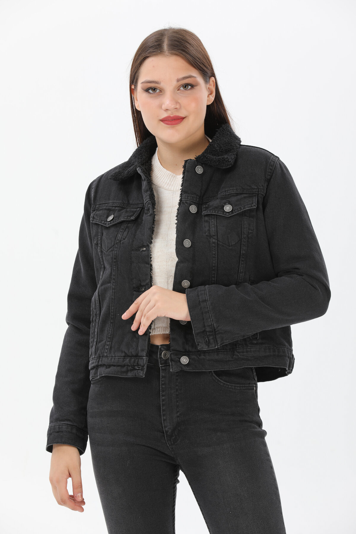 First Company Denim Kadın Ceket 2324BS208002