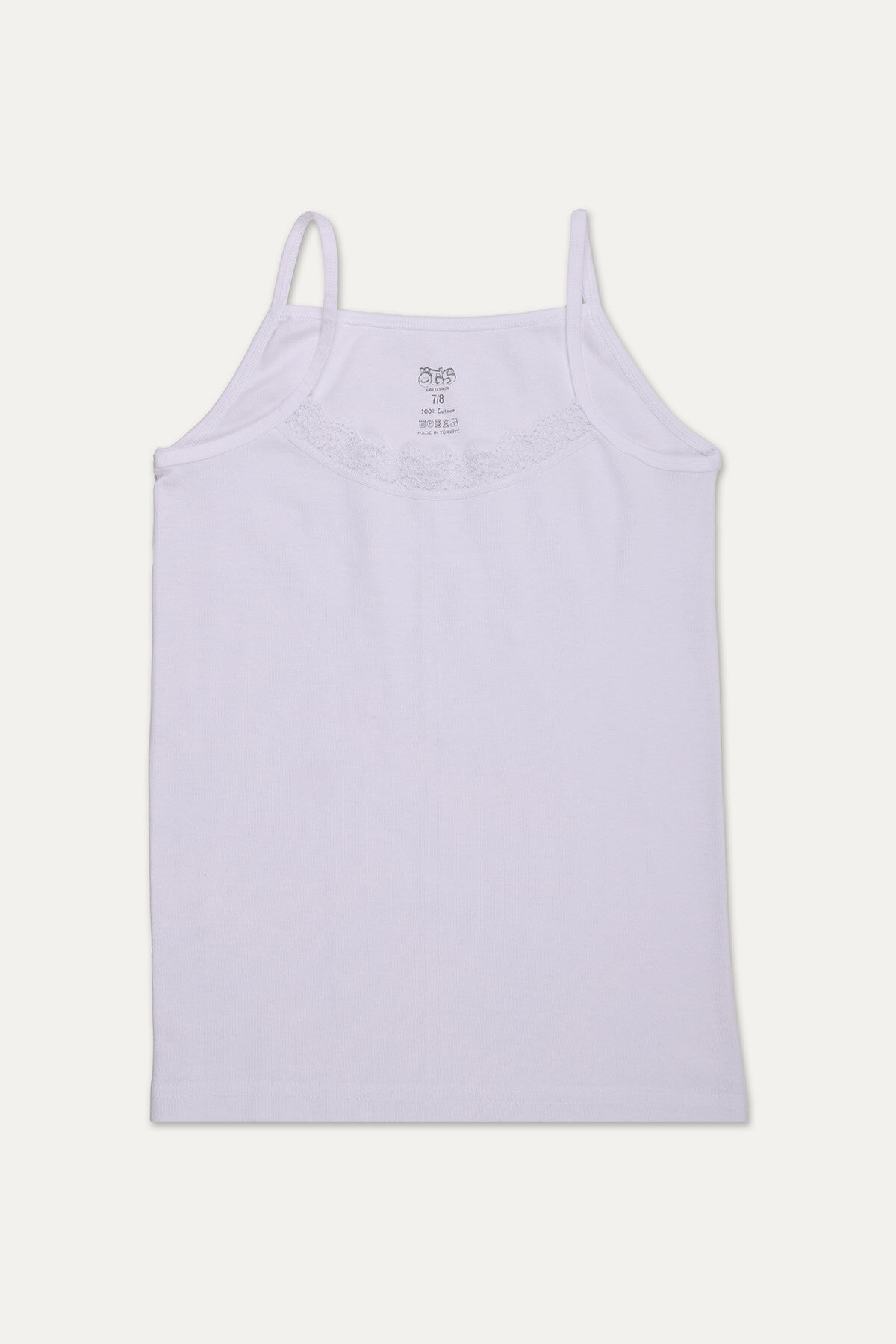 Öts Kız Çocuk Ribana İp Askılı Atlet 8032