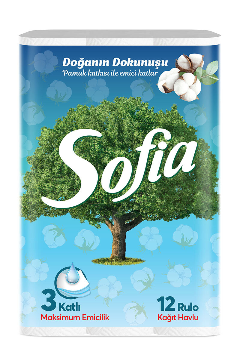 Sofia Kağıt Havlu 12'li Mutfak