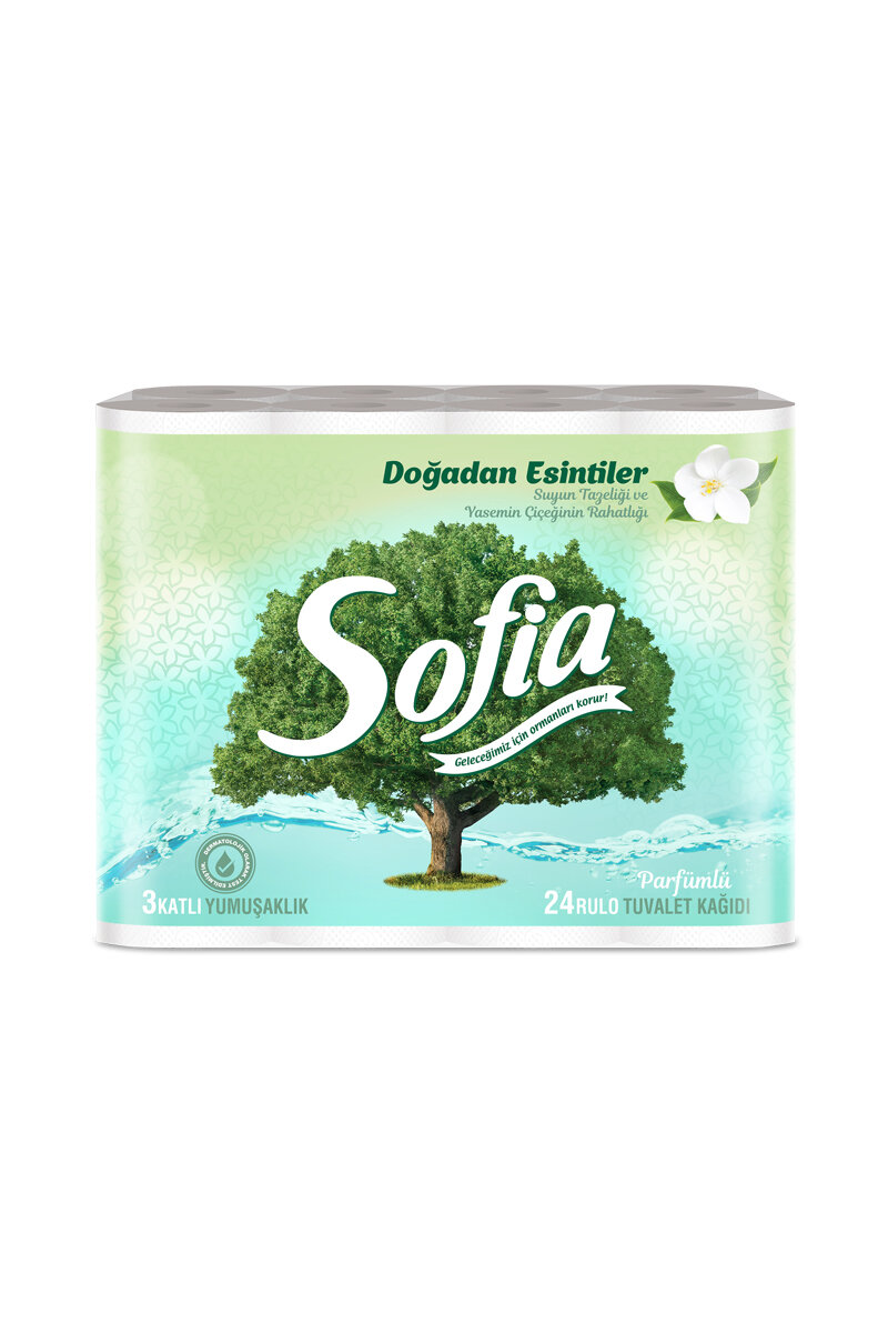 Sofia Tuvalet Kağıdı 24'lü Parfümlü 3 Katlı