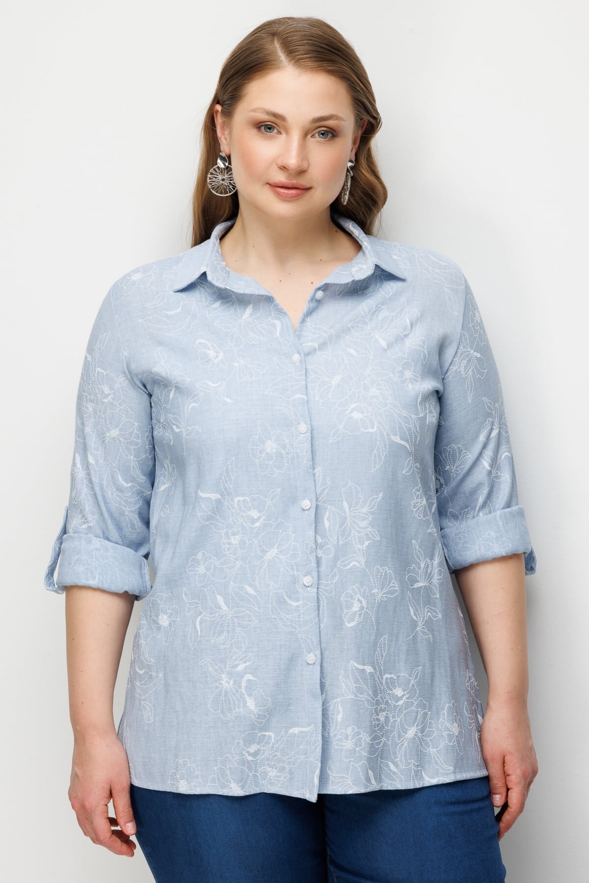 Ekol Kadın Gömlek 02990