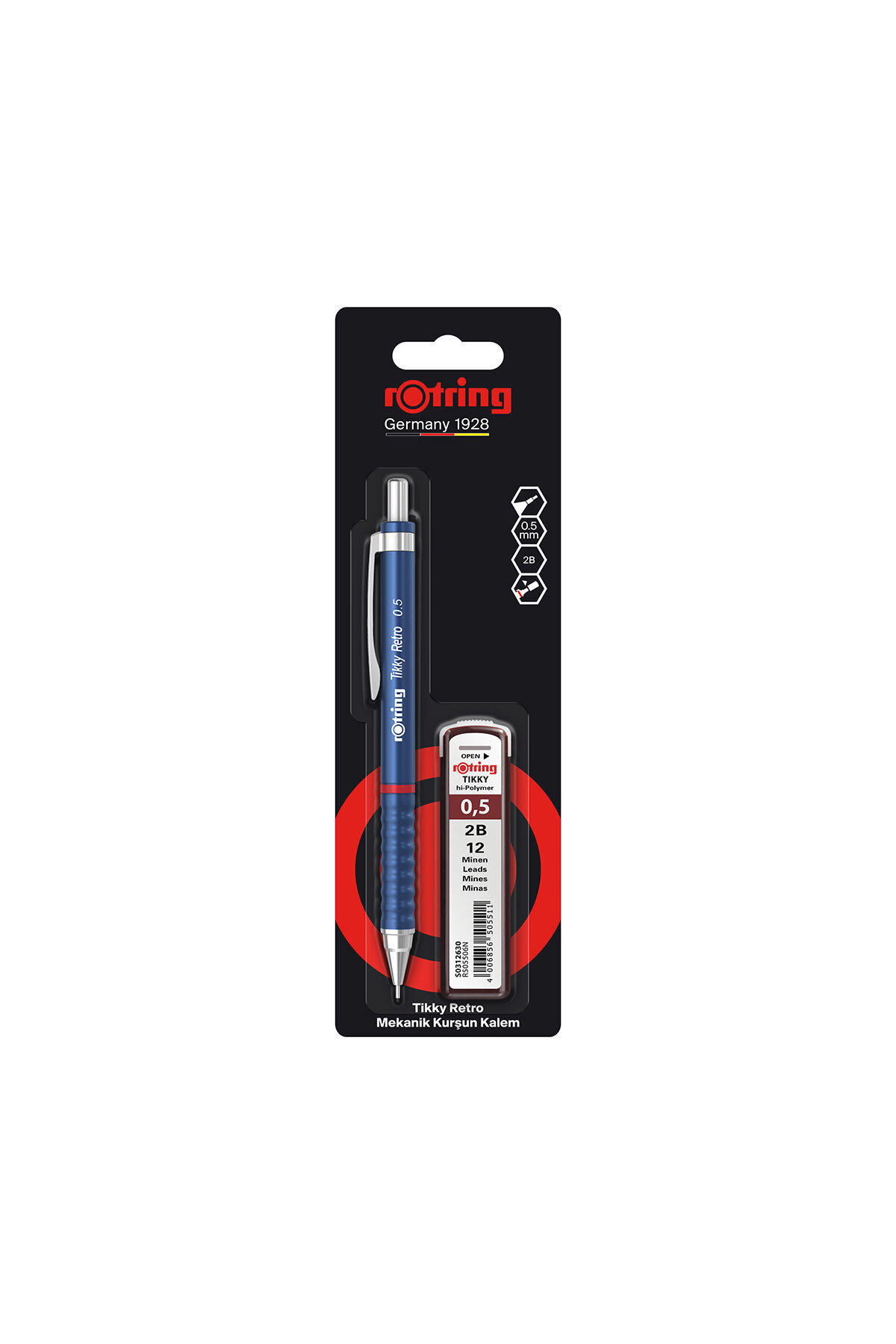 Rotring Versatil Retro Tikky Mekanik Kalem 0.7MM + Min