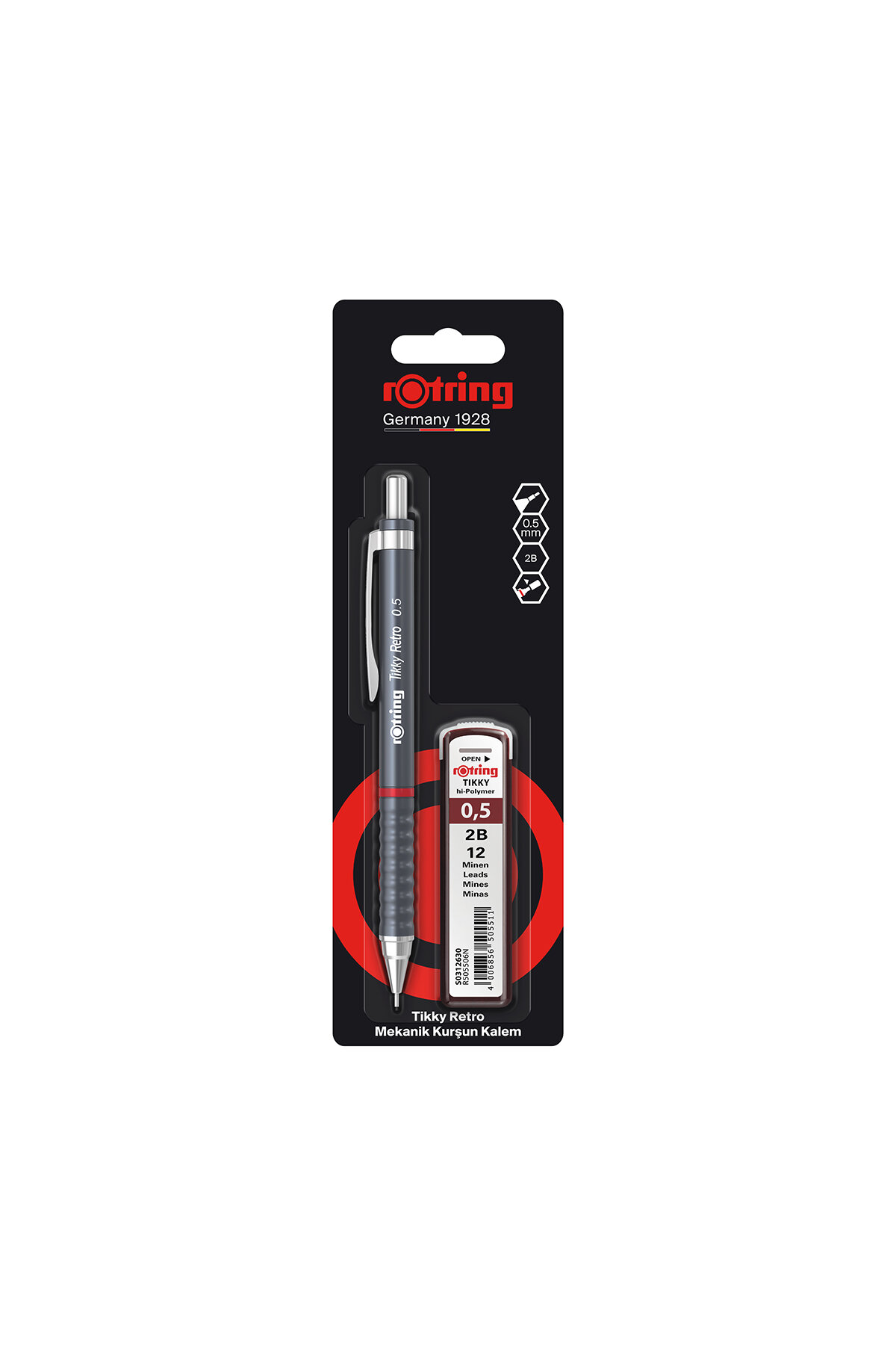 Rotring Versatil Retro Tikky Mekanik Kalem 0.7MM + Min