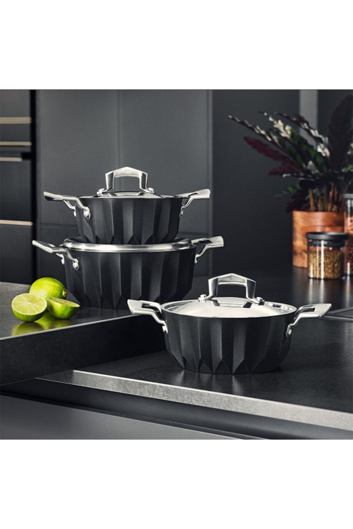 Emsan Diagon 6 Parça Midi Set