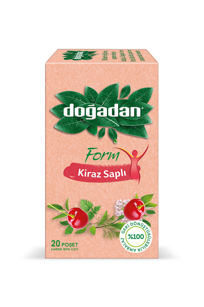 Doğadan Kiraz Saplı Form Çayı 20'li
