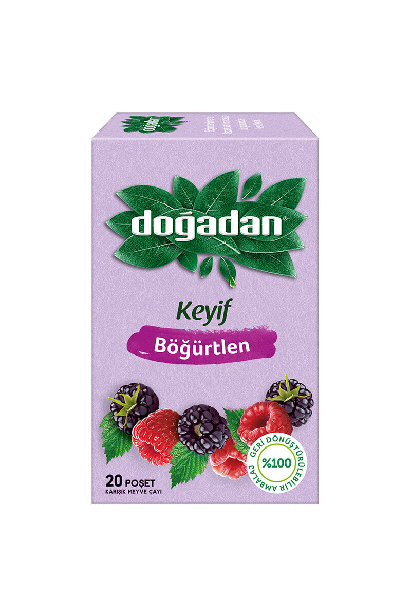 Doğadan Böğürtlen Çay 20'li