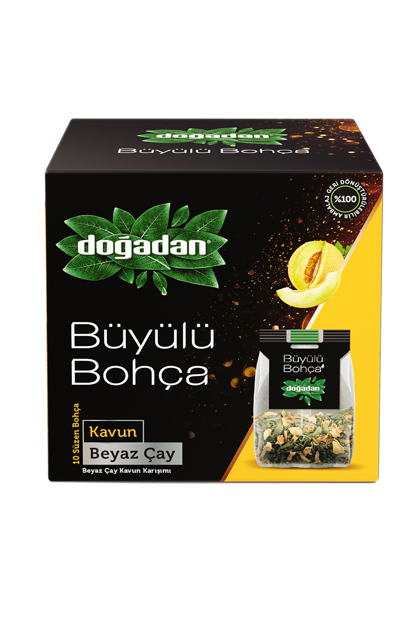 Doğadan Büyülü Bohça Beyaz Çay Kavunlu 10Lu