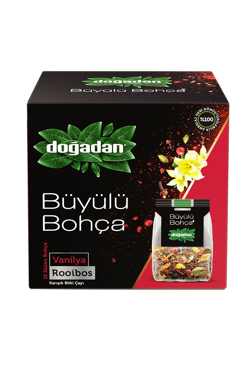 Doğadan Büyülü Bohça Rooıbos Vanilyalı Çay 10Lu