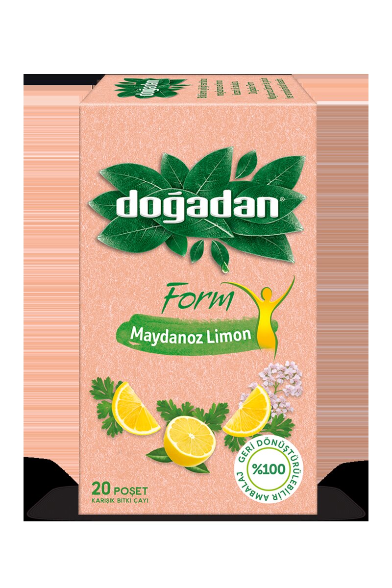 Doğadan Form Maydanozlu Limonlu Karışık Bitki Çayı 20li