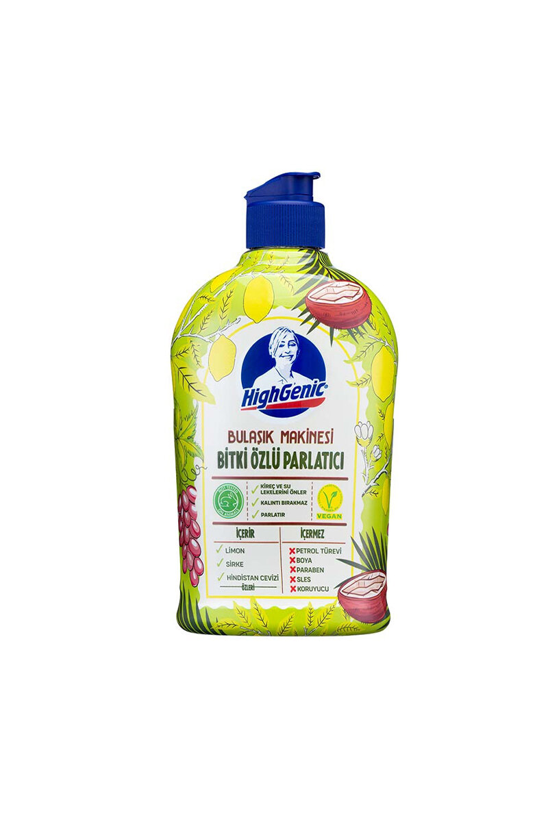 Highgenic Bulaşık Makinesi Parlatıcı Bitki Özlü 500 ml