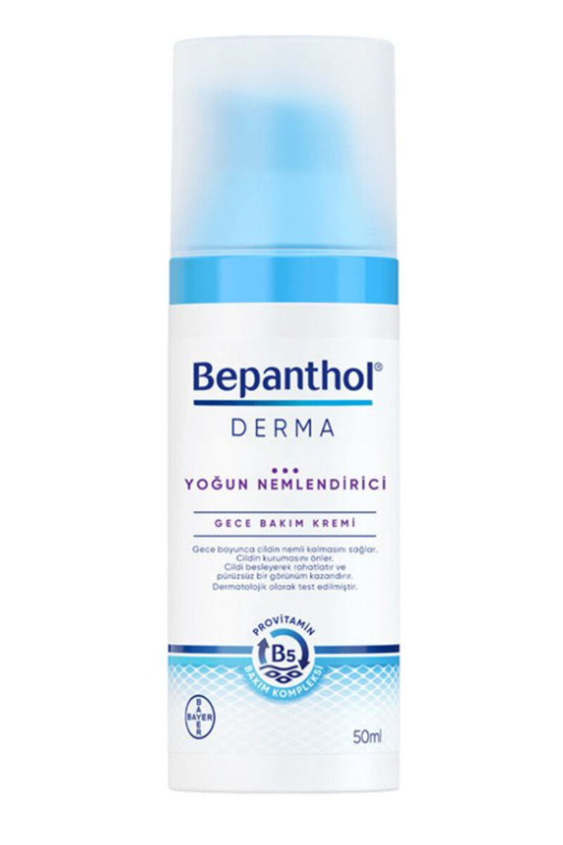 Bepanthol Derma Yoğun Nemlendirici Gece Bakım Kremi 50 ml