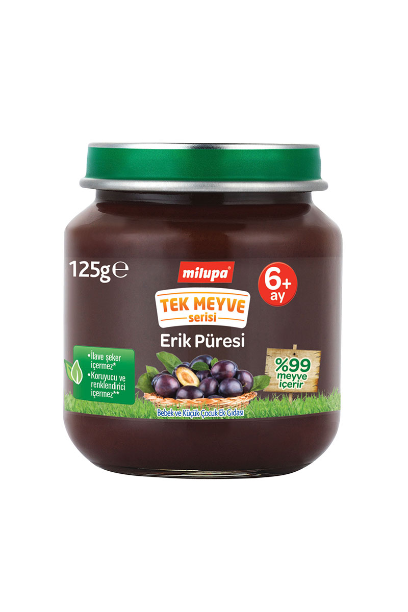 Milupa Tek Meyve Erik Püresi 125 g Mama