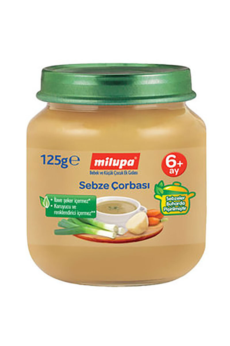 Milupa Sebze Çorbası (Kavanoz Maması) 125 g Mama