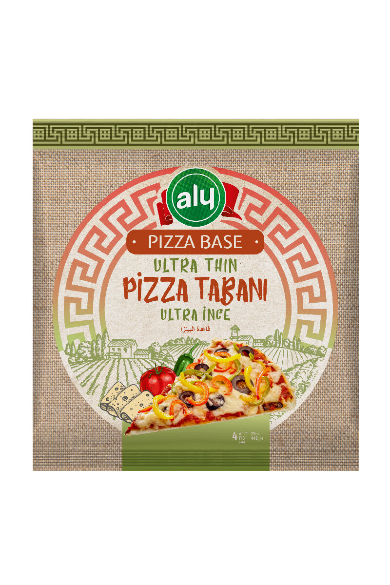 Aly Pizza Tabanı Ultra İnce 27 cm 4'lü 440 G