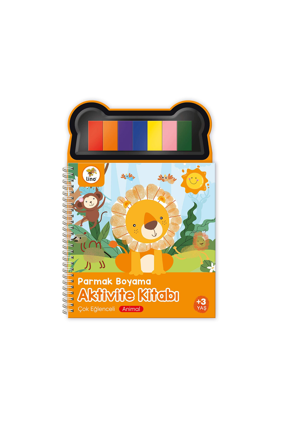 Lino Parmak Boyama Aktivite Kitabı Anımal