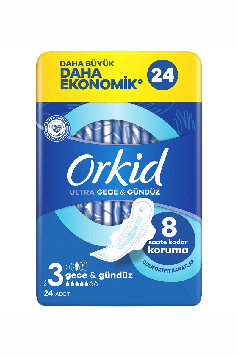 Orkid Ultra Extra 4'lü Gece Gündüz 24 Adet