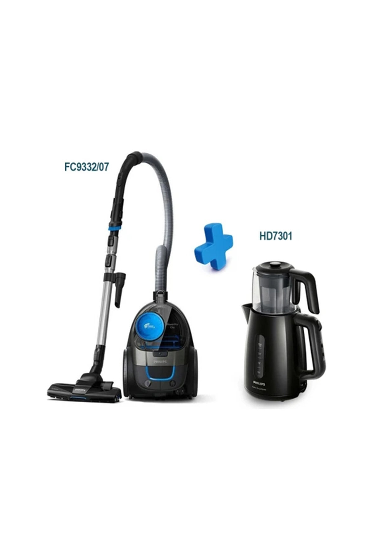 Philips FC9332 Elektrikli Süpürge + HD7301 Çaycı Hediyeli