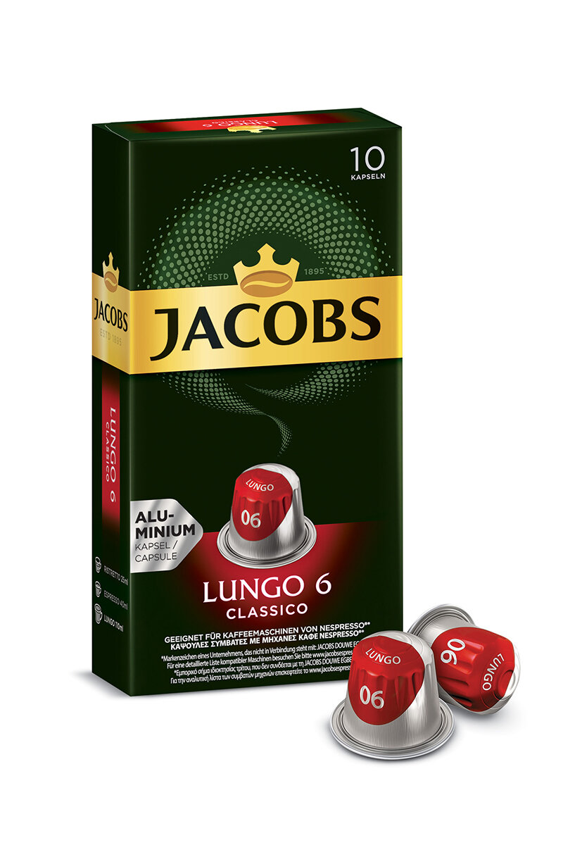 Jacobs Capsule Lungo 6 Classico 52 g