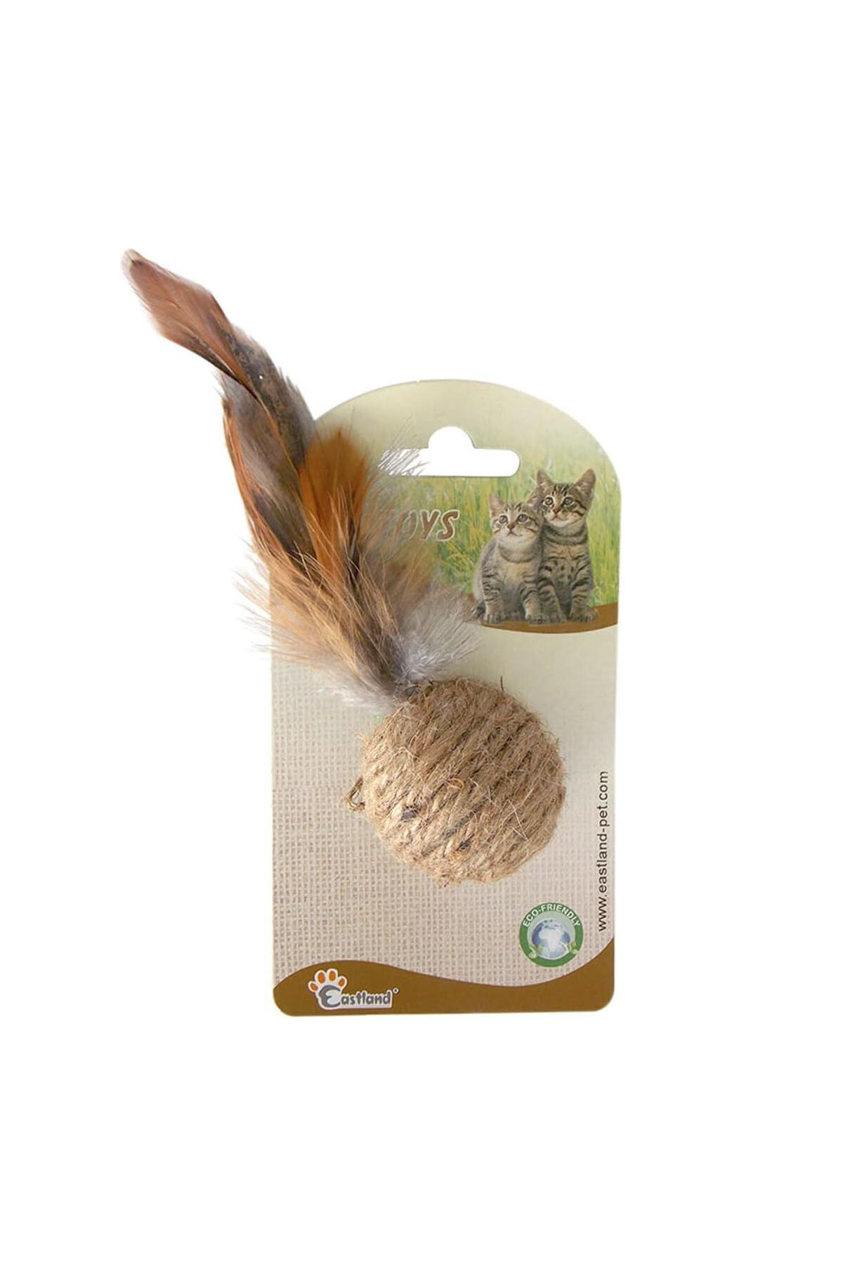 Eastland Tüylü Top Kedi Oyuncağı 4 Cm