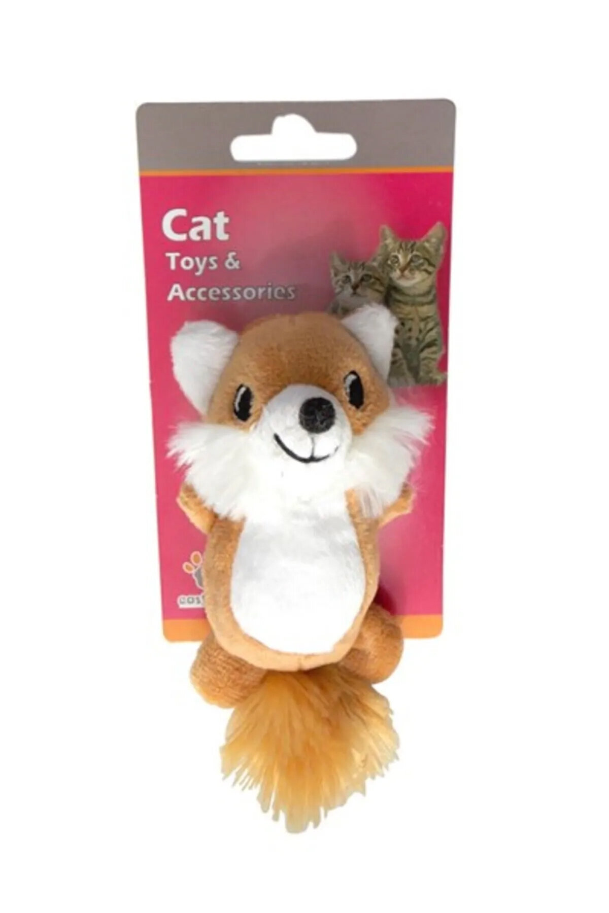 Eastland Peluş Hışırtı Kedi Oyuncağı Tilki 9,5x5 Cm
