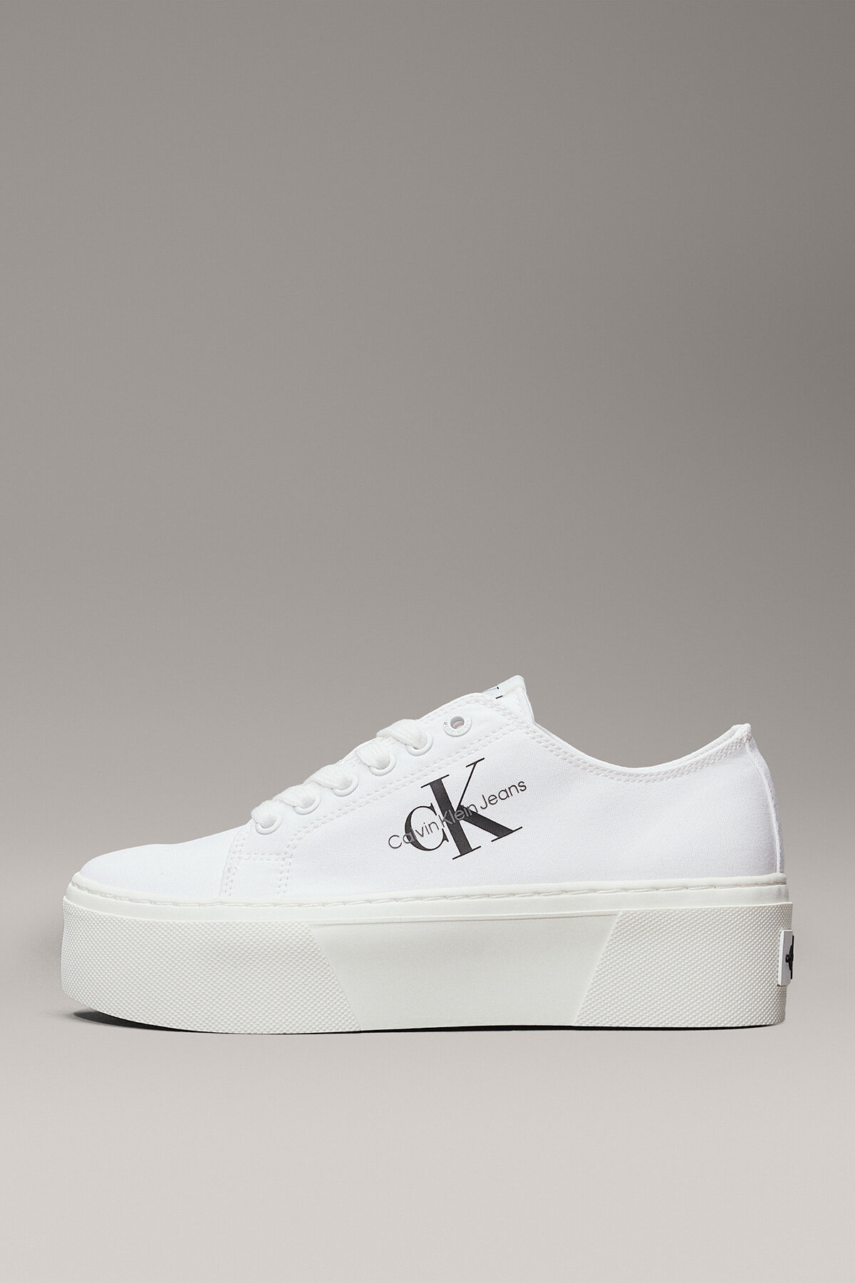 Calvin Klein Jeans Kadın Flatform+ Cupsole Low TXT Ayakkabı YW0YW0103301T