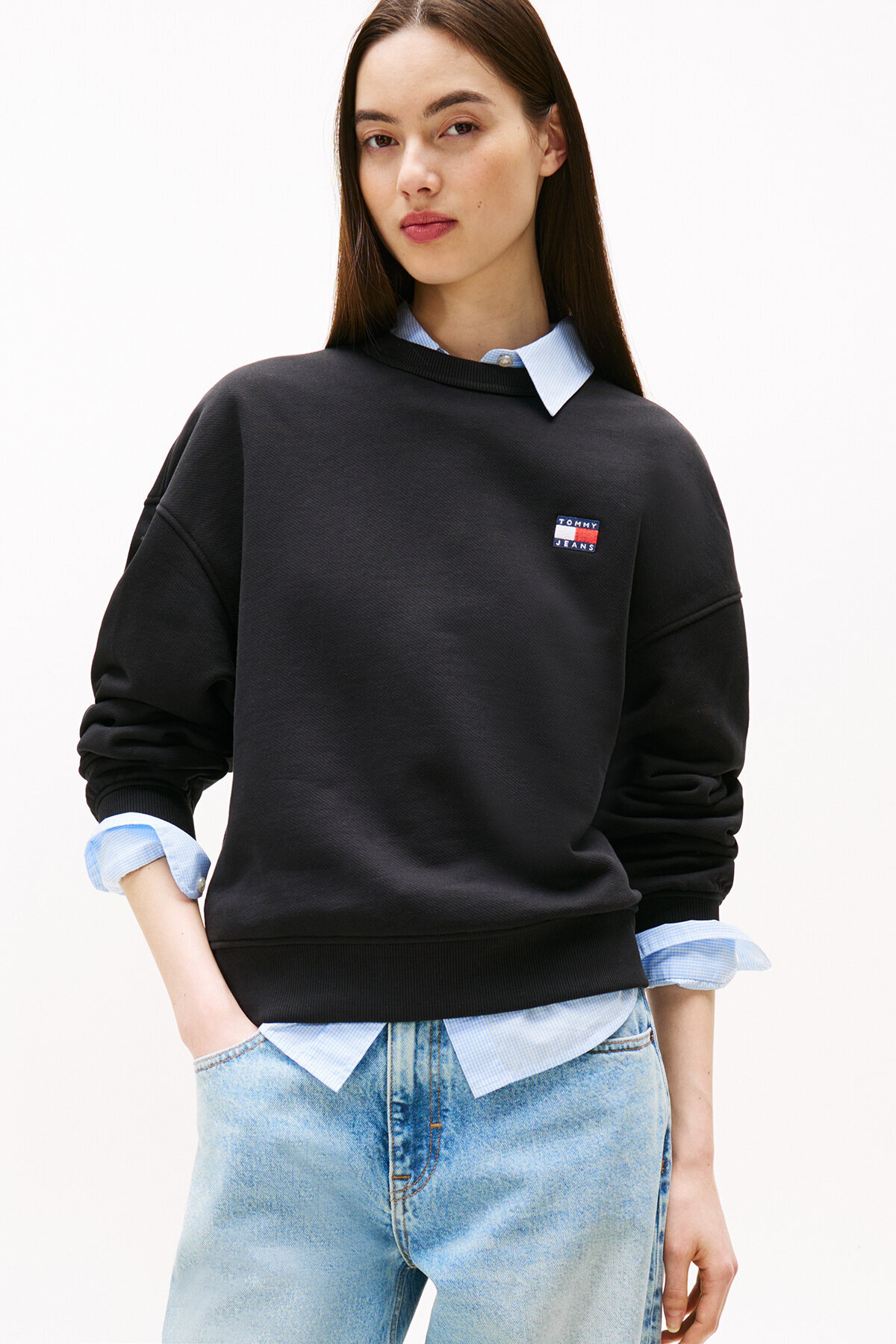 Tommy Jeans Kadın Sweatshirt DW0DW19408