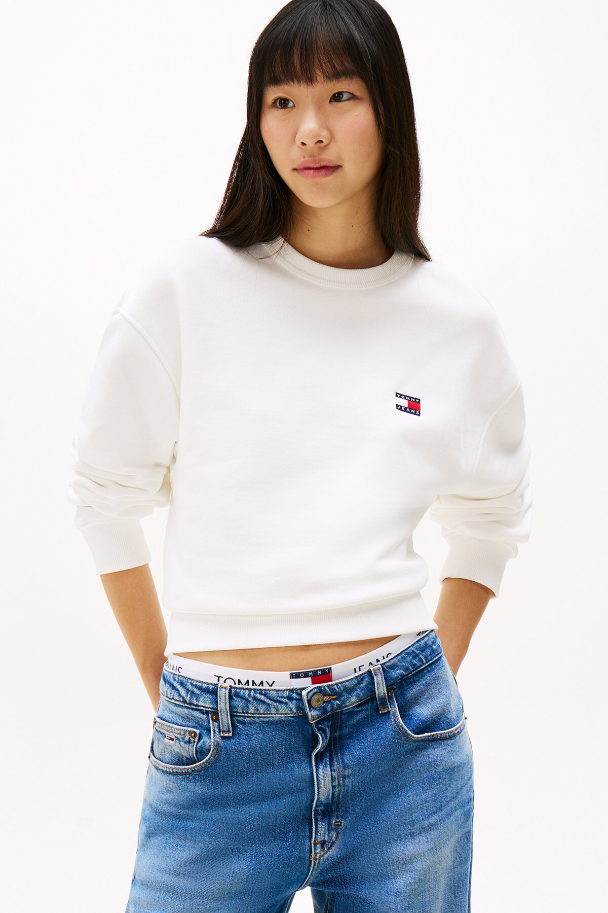Tommy Jeans Kadın Sweatshirt DW0DW19408