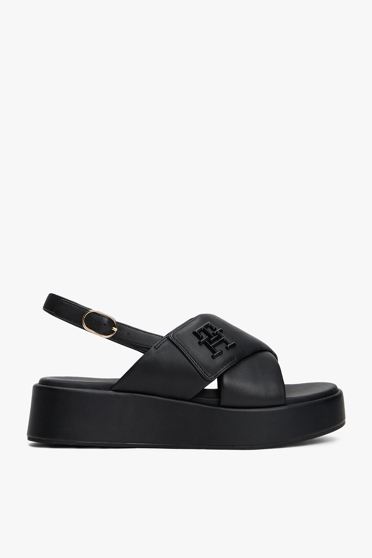 Tommy Hilfiger Kadın Hw Padded Leather Sandal Sandalet FW0FW08808BDS