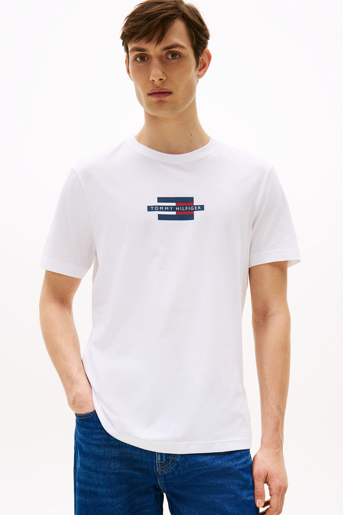 Tommy Hilfiger Erkek Tişört MW0MW38636