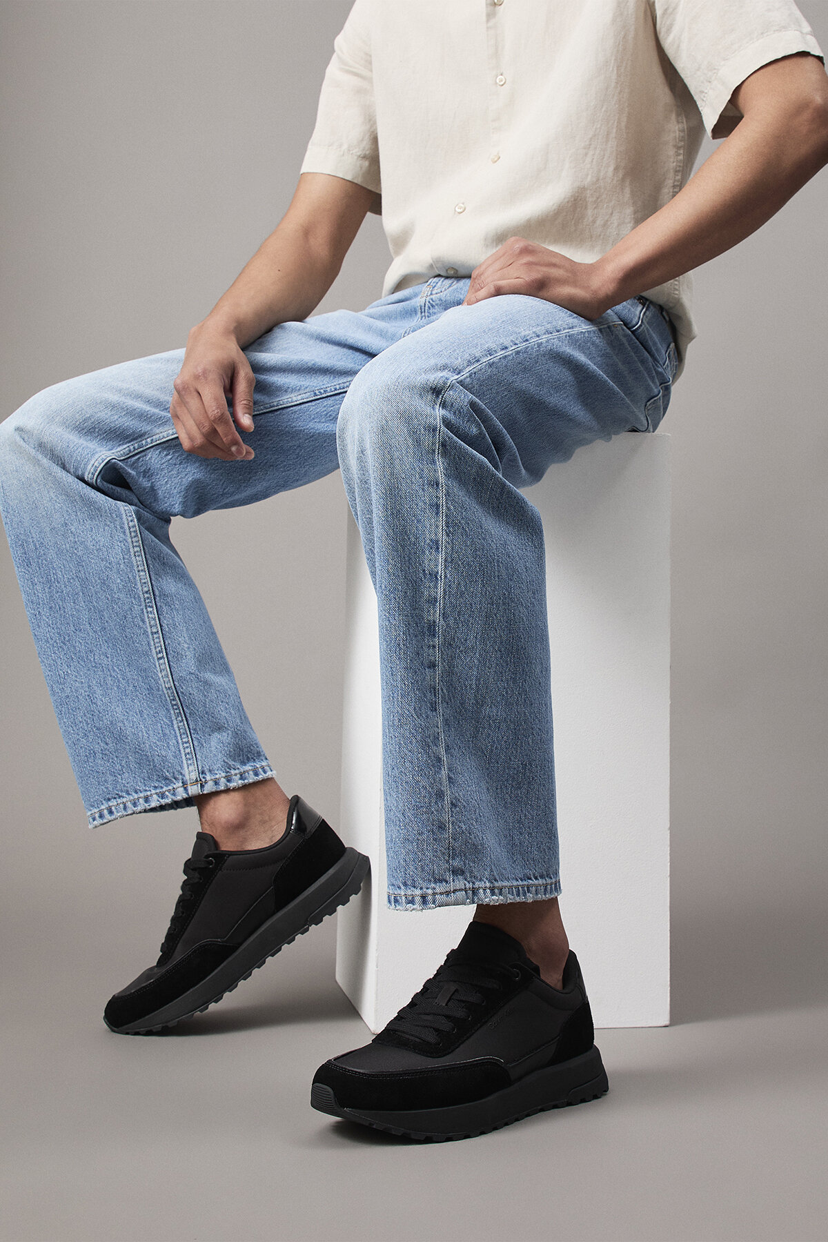 Calvin Klein Erkek Low Top Laceup Repreve Mix Ayakkabı HM0HM017140GJ