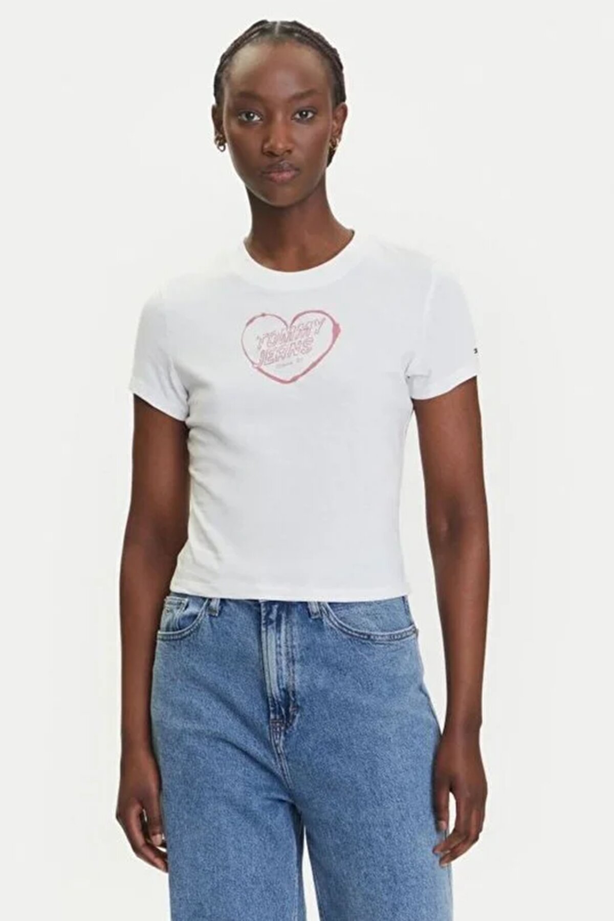 Tommy Jeans Kadın Tişört DW0DW21390