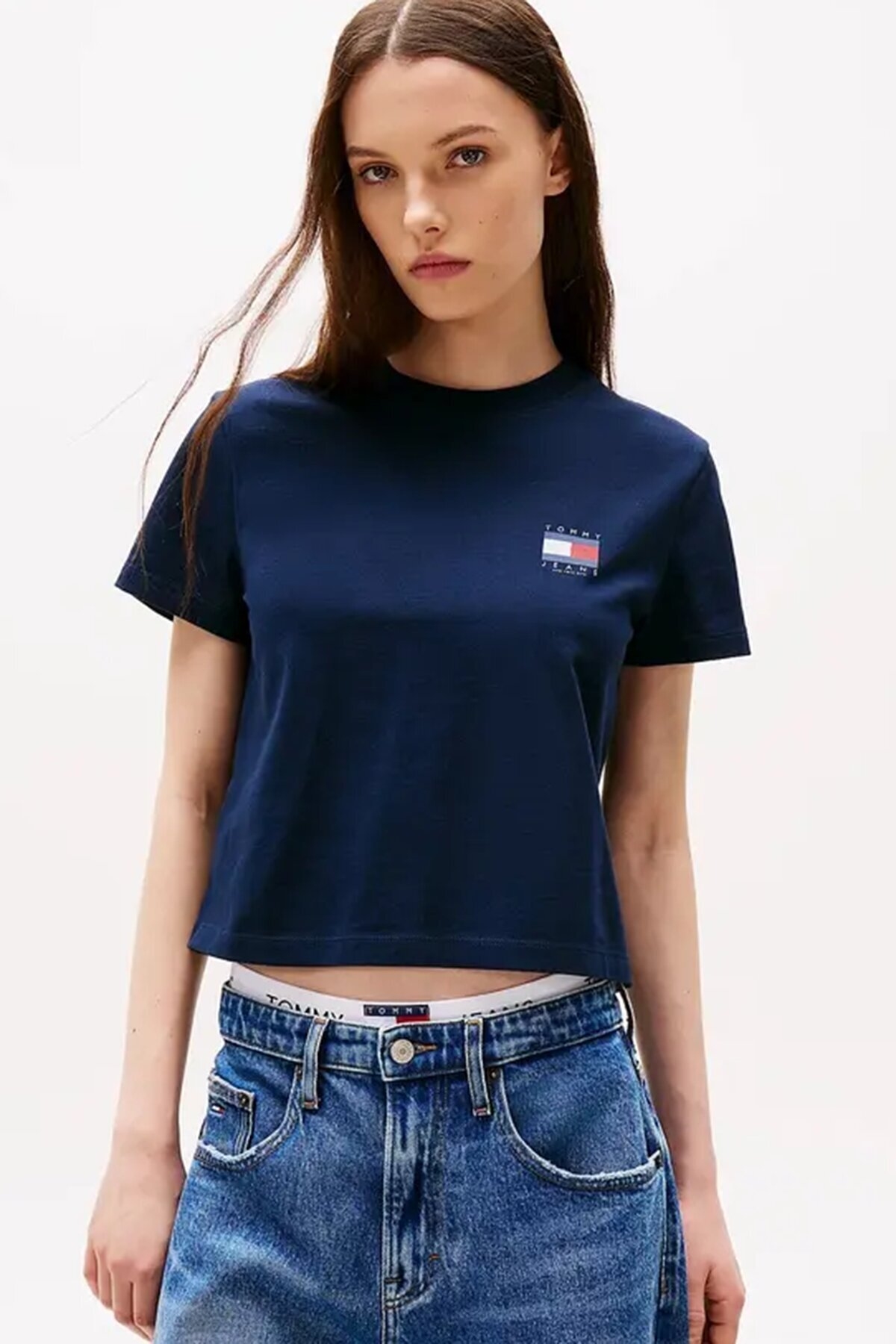 Tommy Jeans Kadın Tişört DW0DW21423