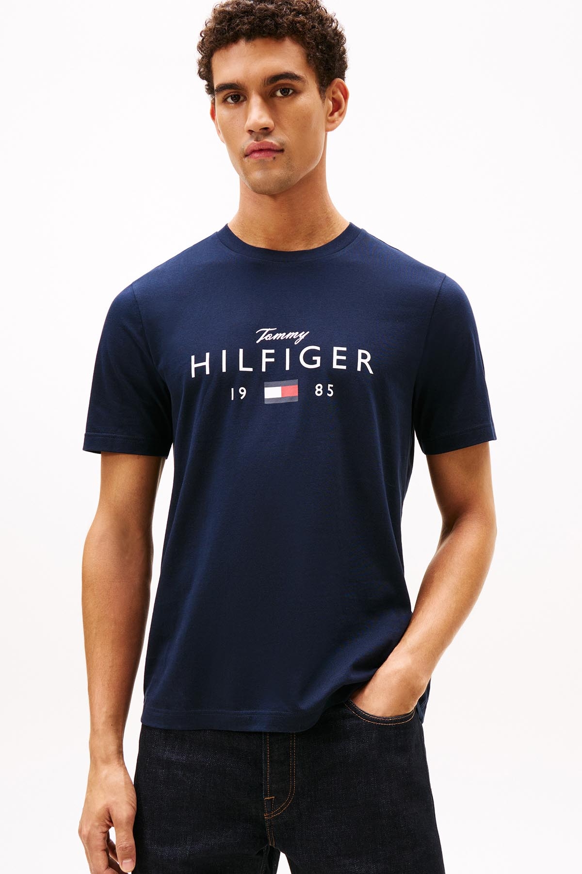 Tommy Hilfiger Erkek Tişört MW0MW41455