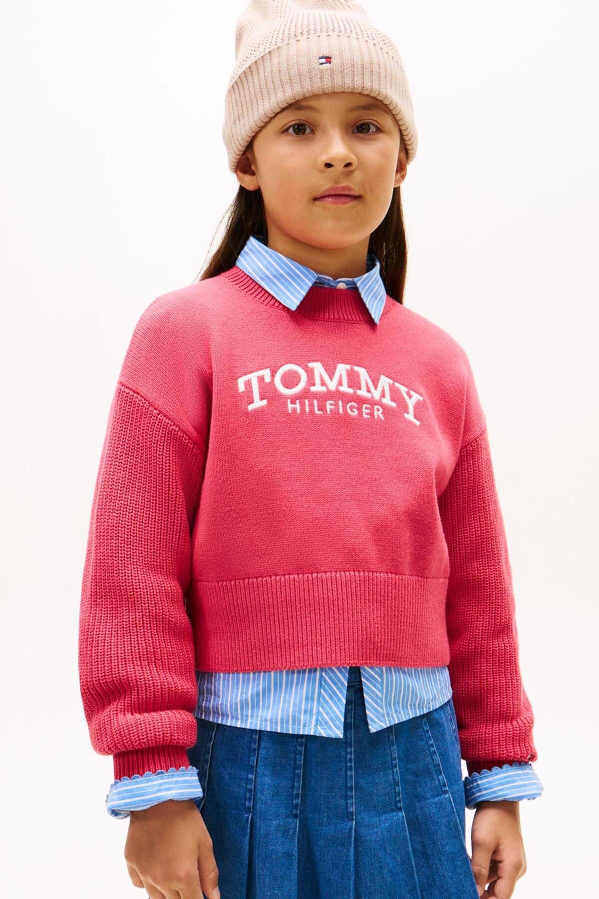 Tommy Hilfiger Kız Çocuk Triko KG0KG08921